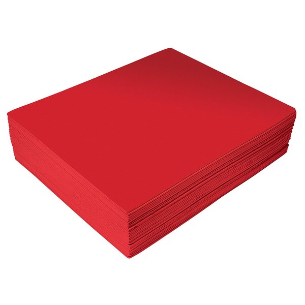 Better Office Products EVA Foam Sheets, 9 x 12 Inch, 2mm Thick, Red Color, for Arts and Crafts, 30 Bulk Sheets, 30PK 01213